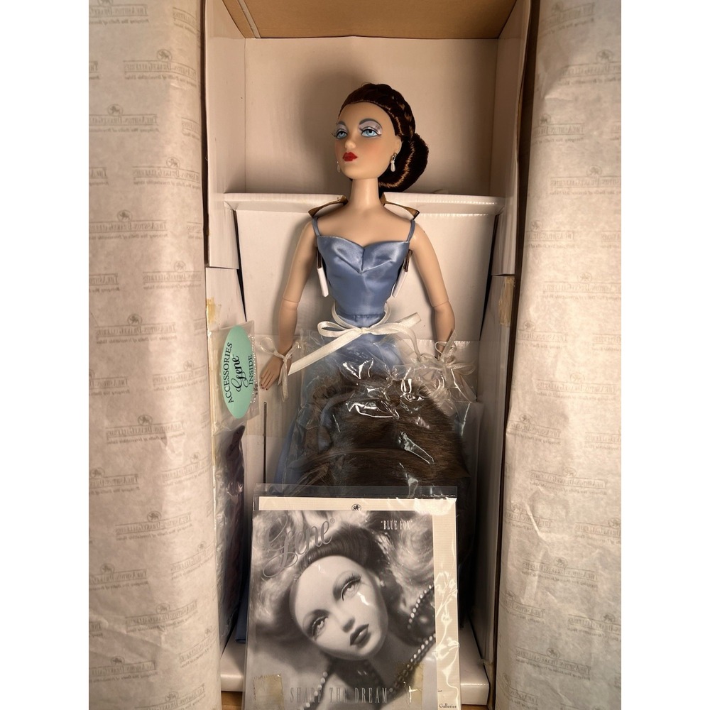 Ashton Drake Gene Marshall Blue Fox Fashion Doll Original Box & Accessories